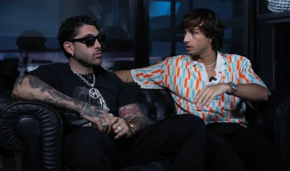 Two team collaborators during an interview